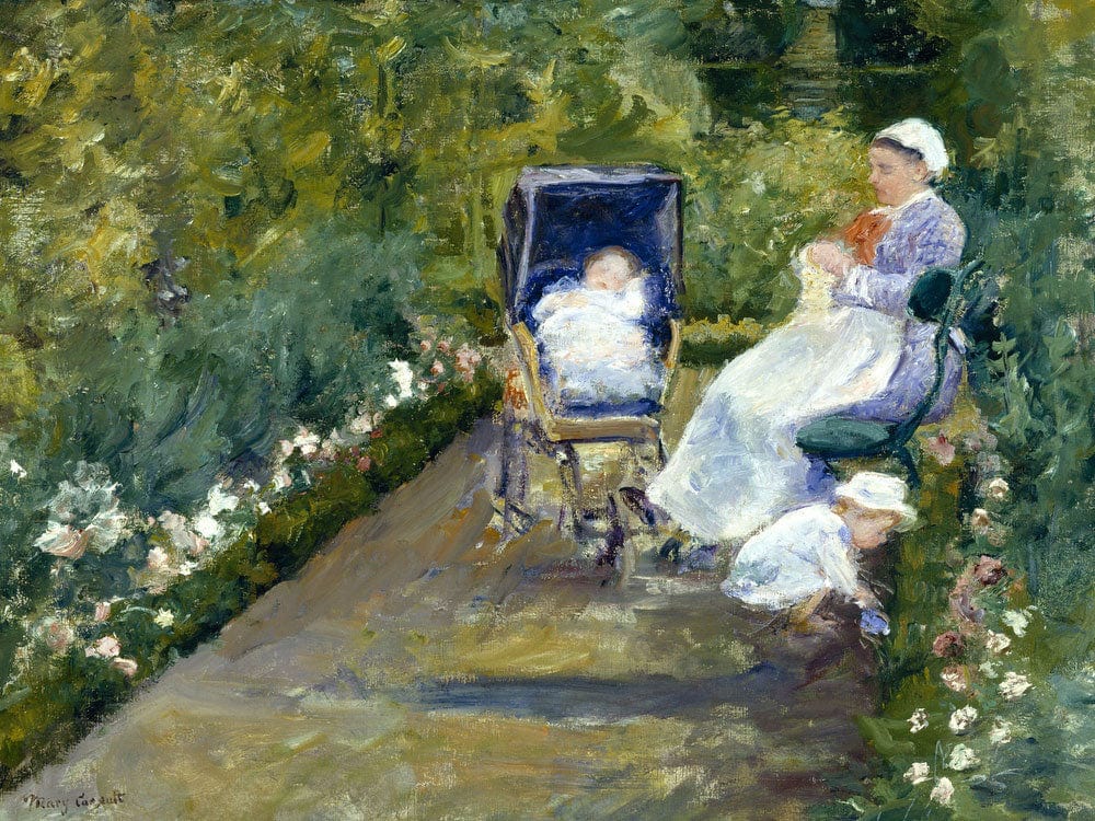 Children In A Garden (The Nurse) By Mary Cassatt - Image 5