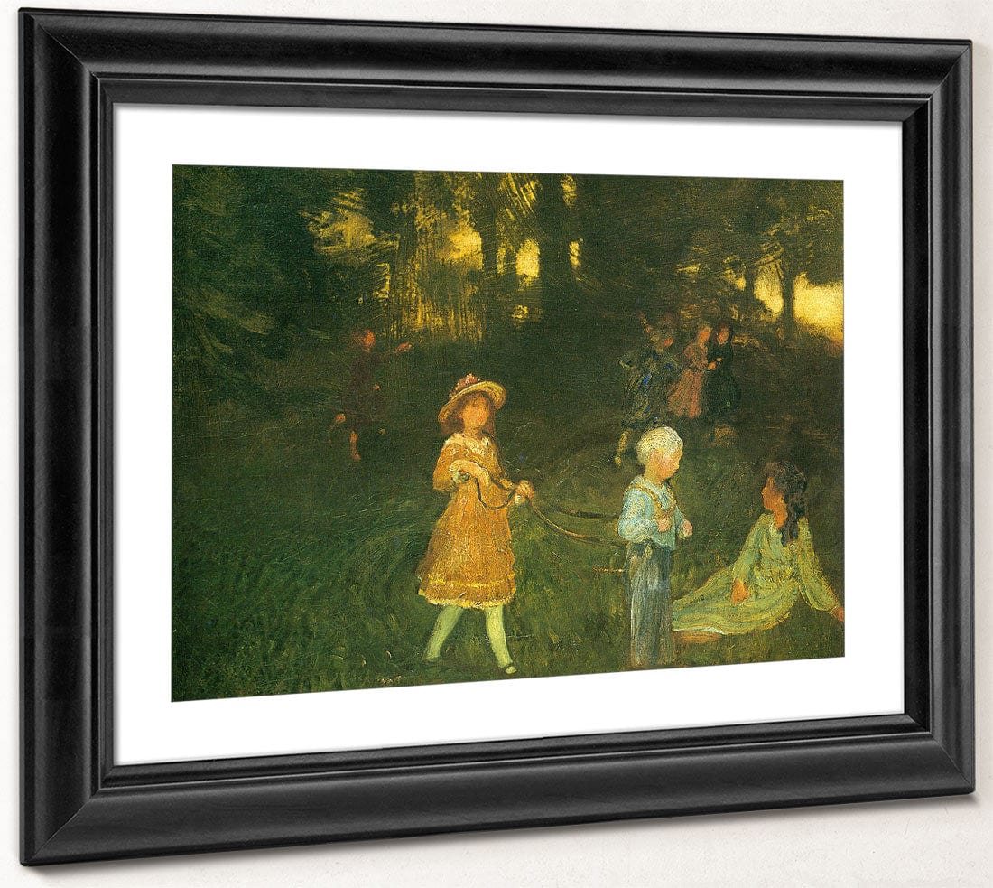 Children Playing 1896 By Arthur B Davies - Image 4