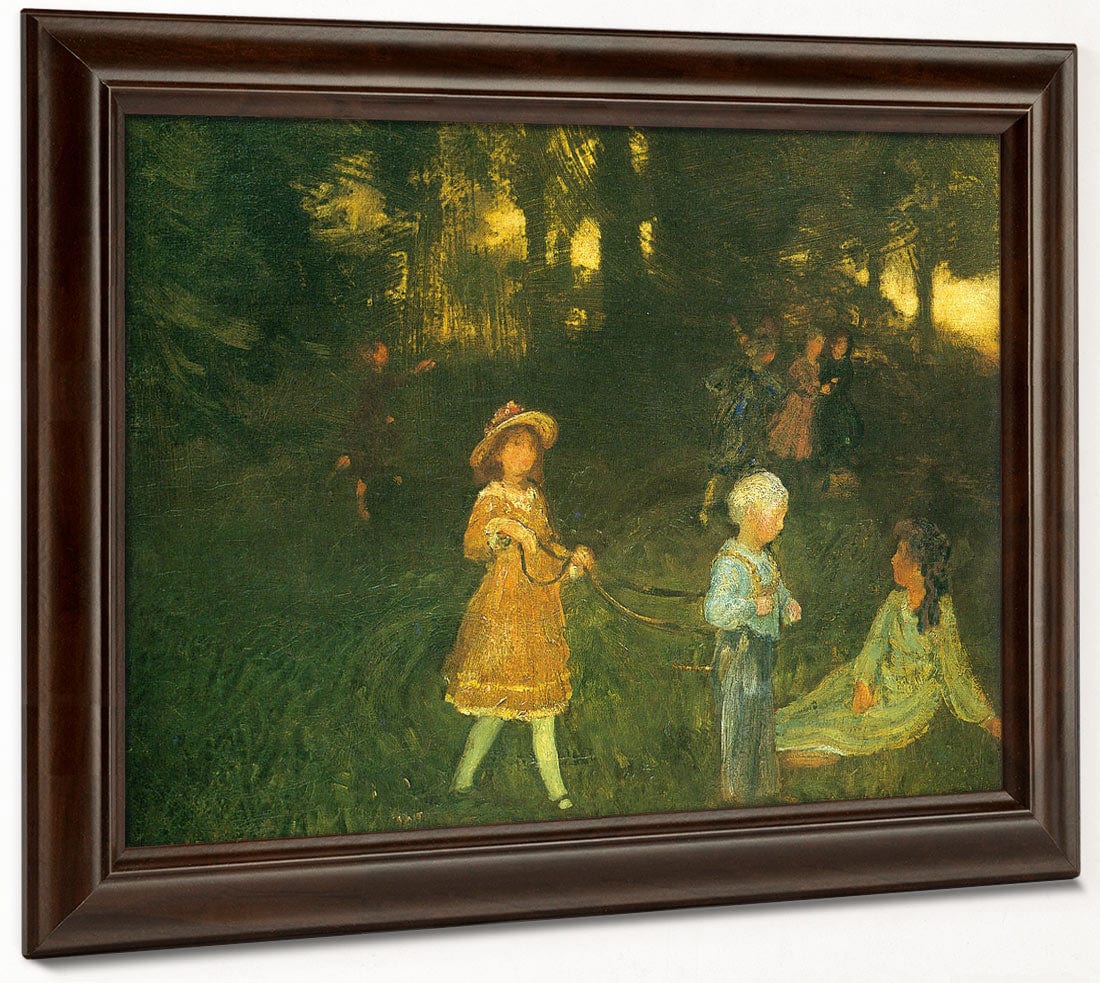 Children Playing 1896 By Arthur B Davies - Image 6