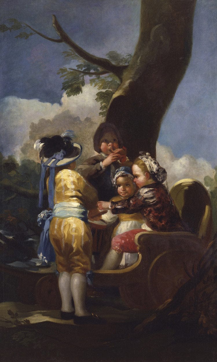 Children With A Cart By Francisco De Goya - Image 6