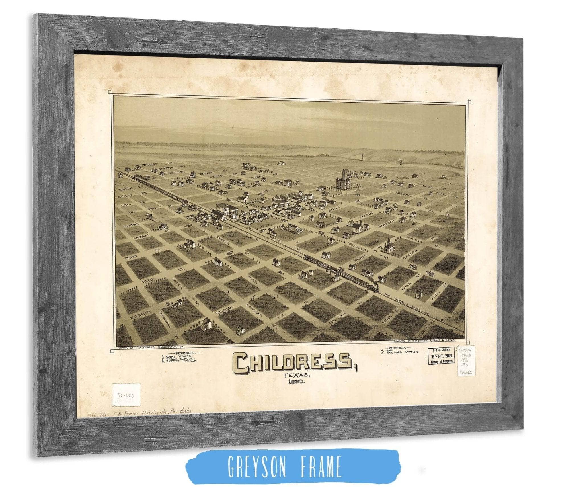 Childress Texas 1890 State of Texas - Image 6
