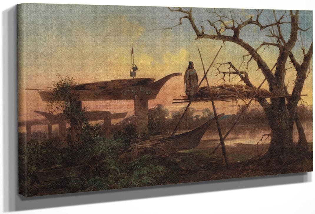 Chinook Burial Grounds By John Mix Stanley