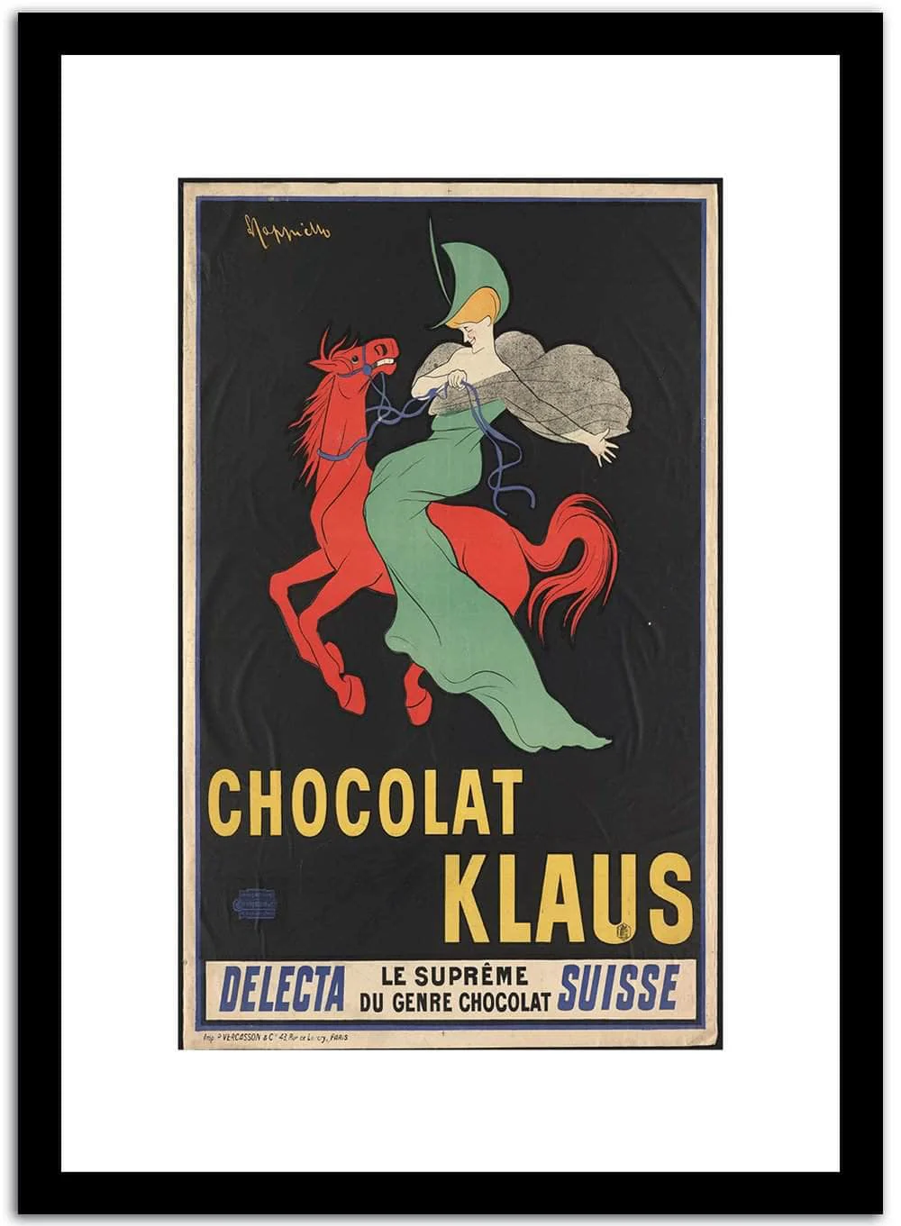 Chocolat Klaus  Vintage Poster