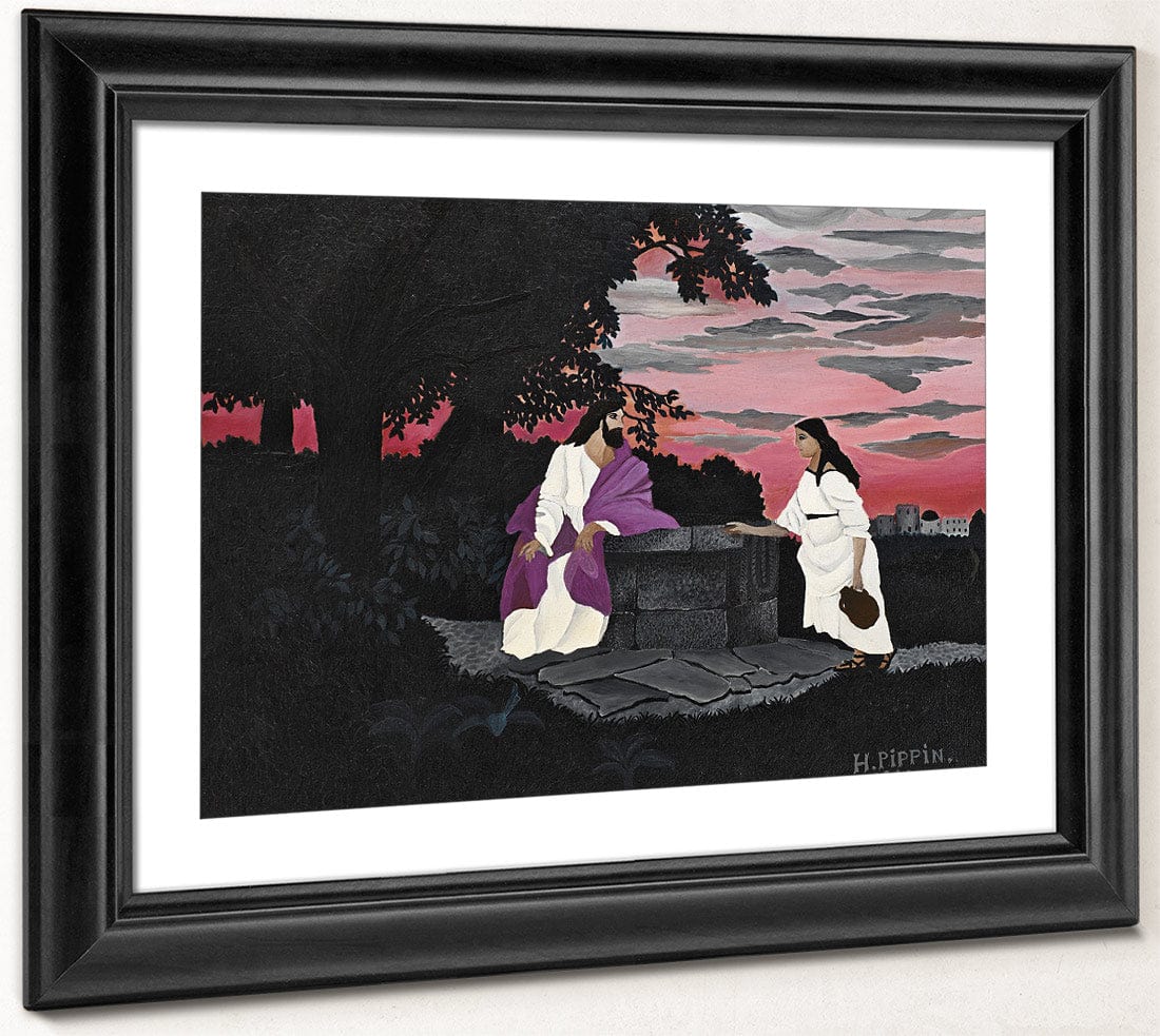 Christ And The Woman Of Samaria By Horace Pippin - Image 2