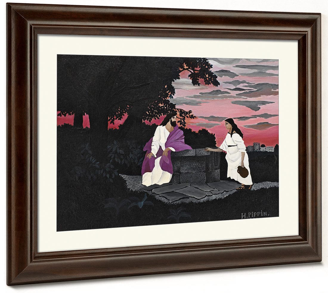 Christ And The Woman Of Samaria By Horace Pippin - Image 3