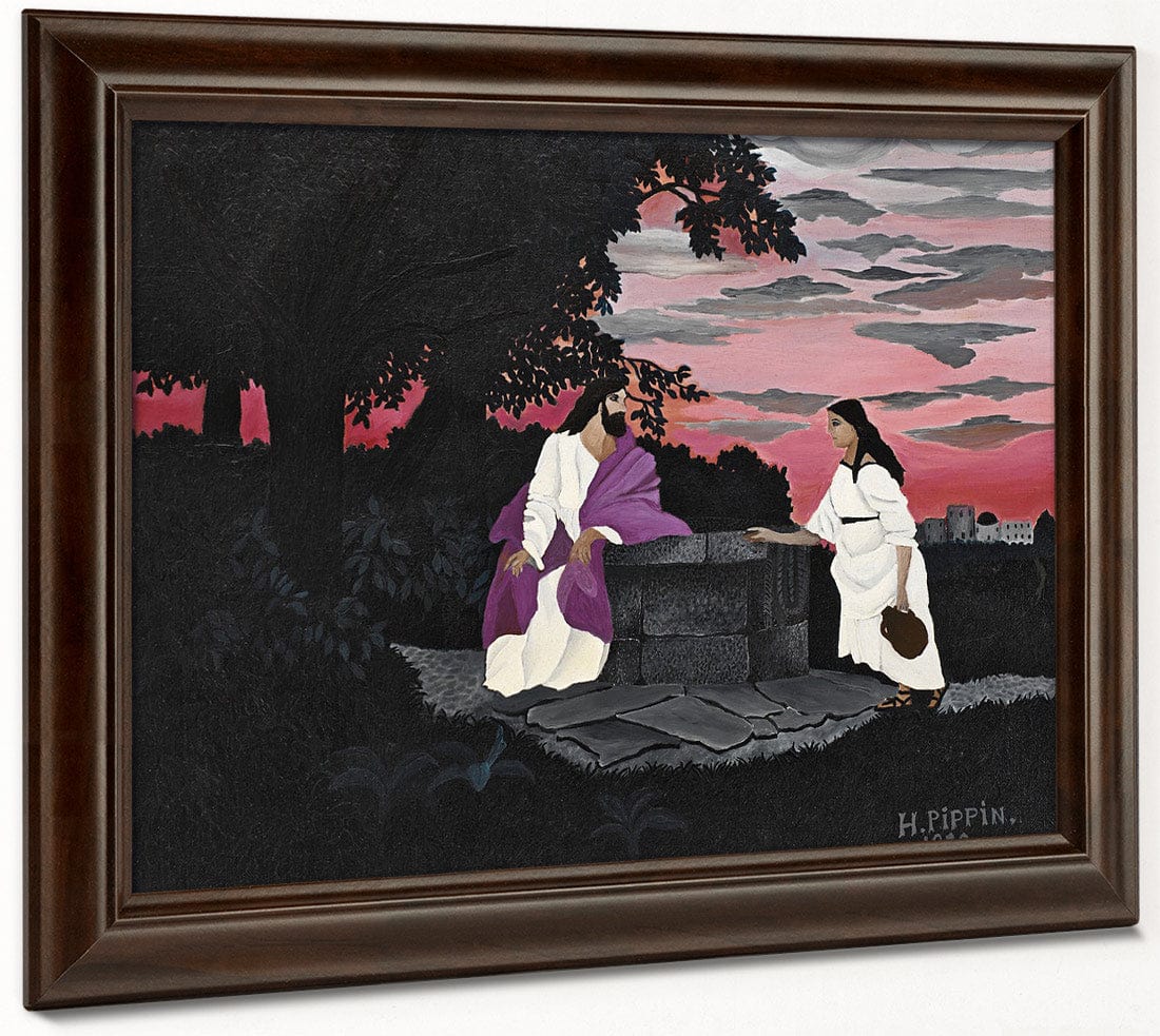 Christ And The Woman Of Samaria By Horace Pippin - Image 4