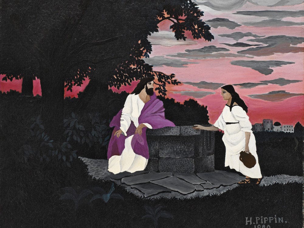 Christ And The Woman Of Samaria By Horace Pippin - Image 5