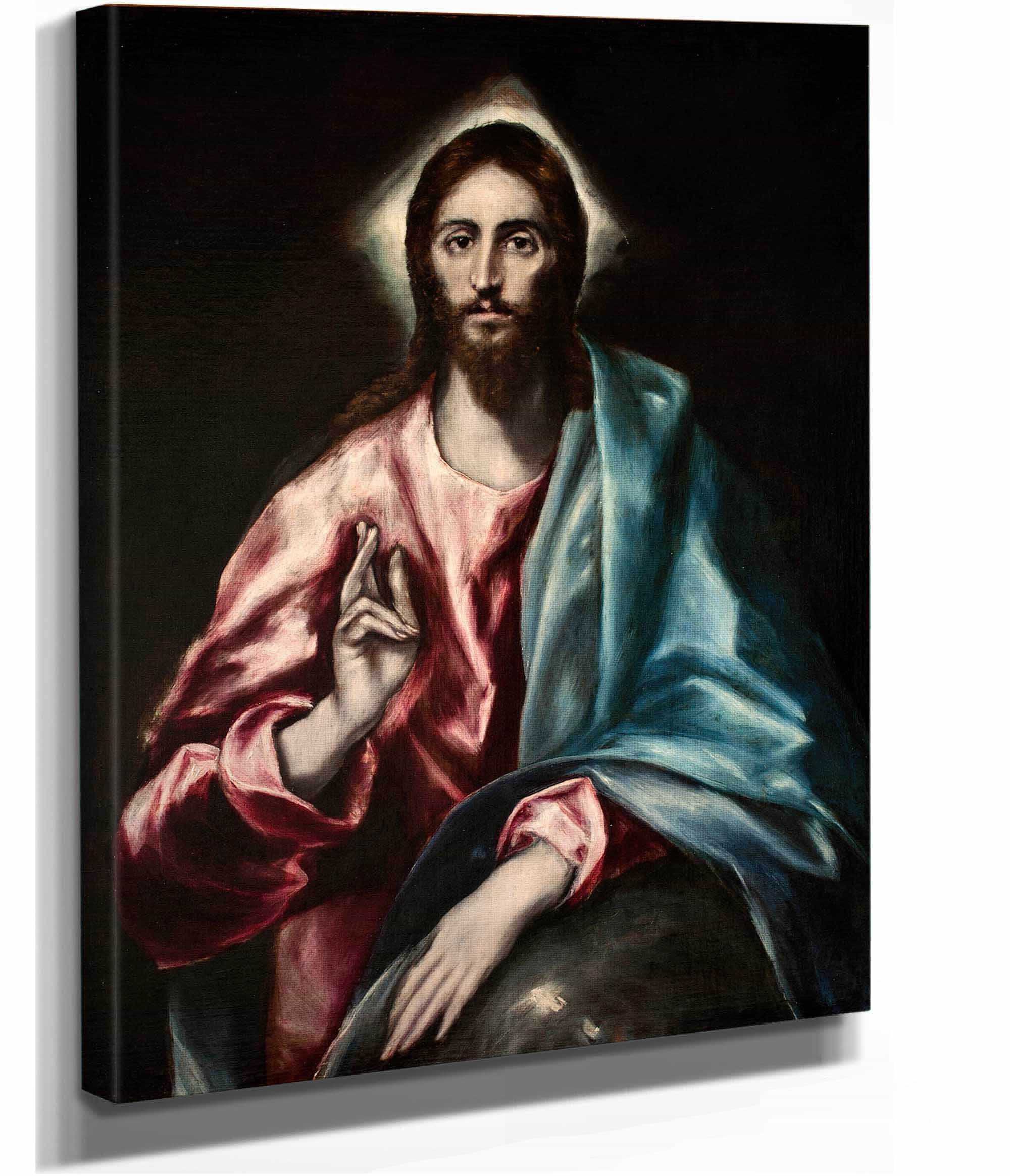 Christ As Saviour by El Greco - Image 2