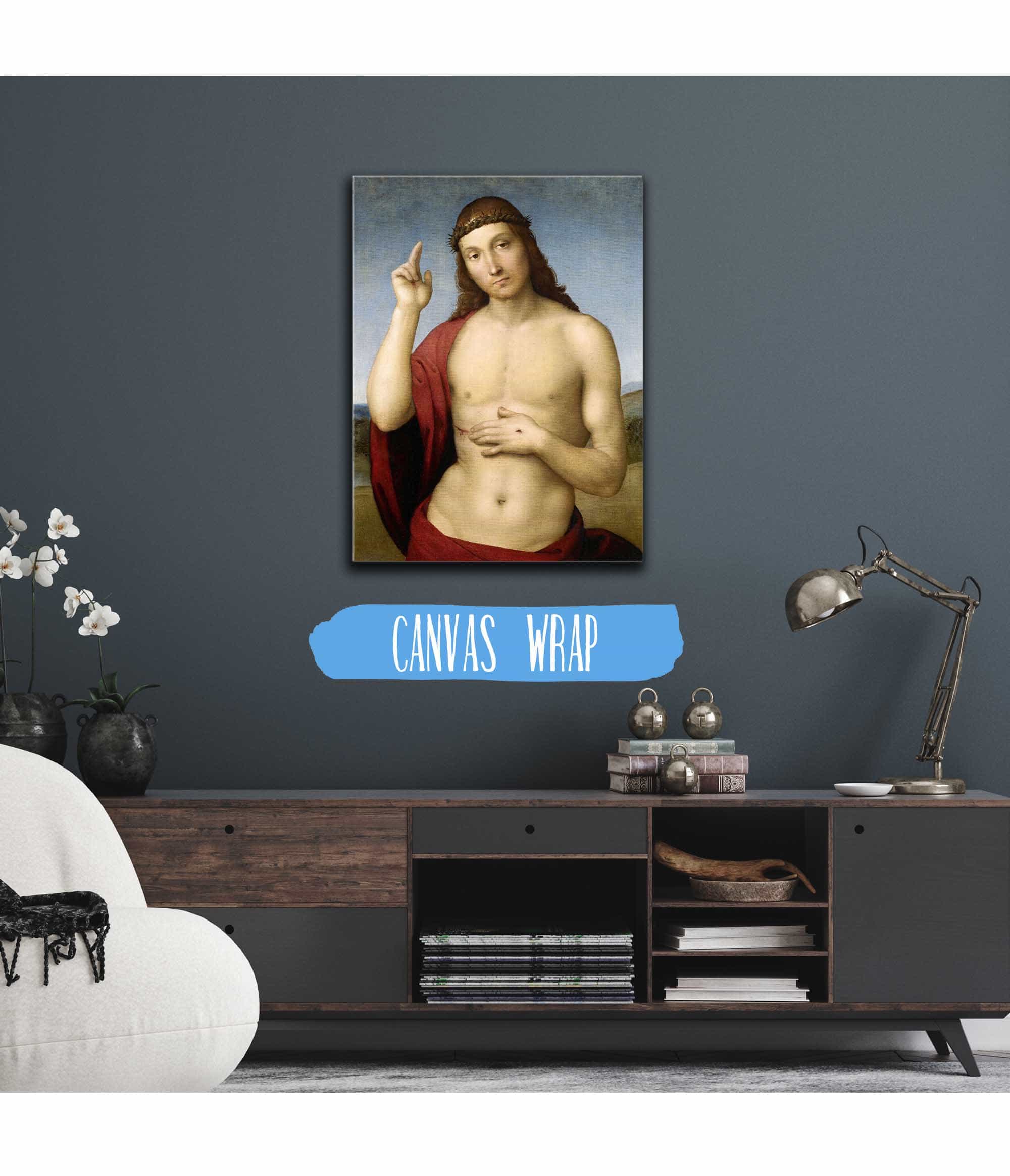 Christ Blessing Pax Vobiscum by Raphael - Image 3