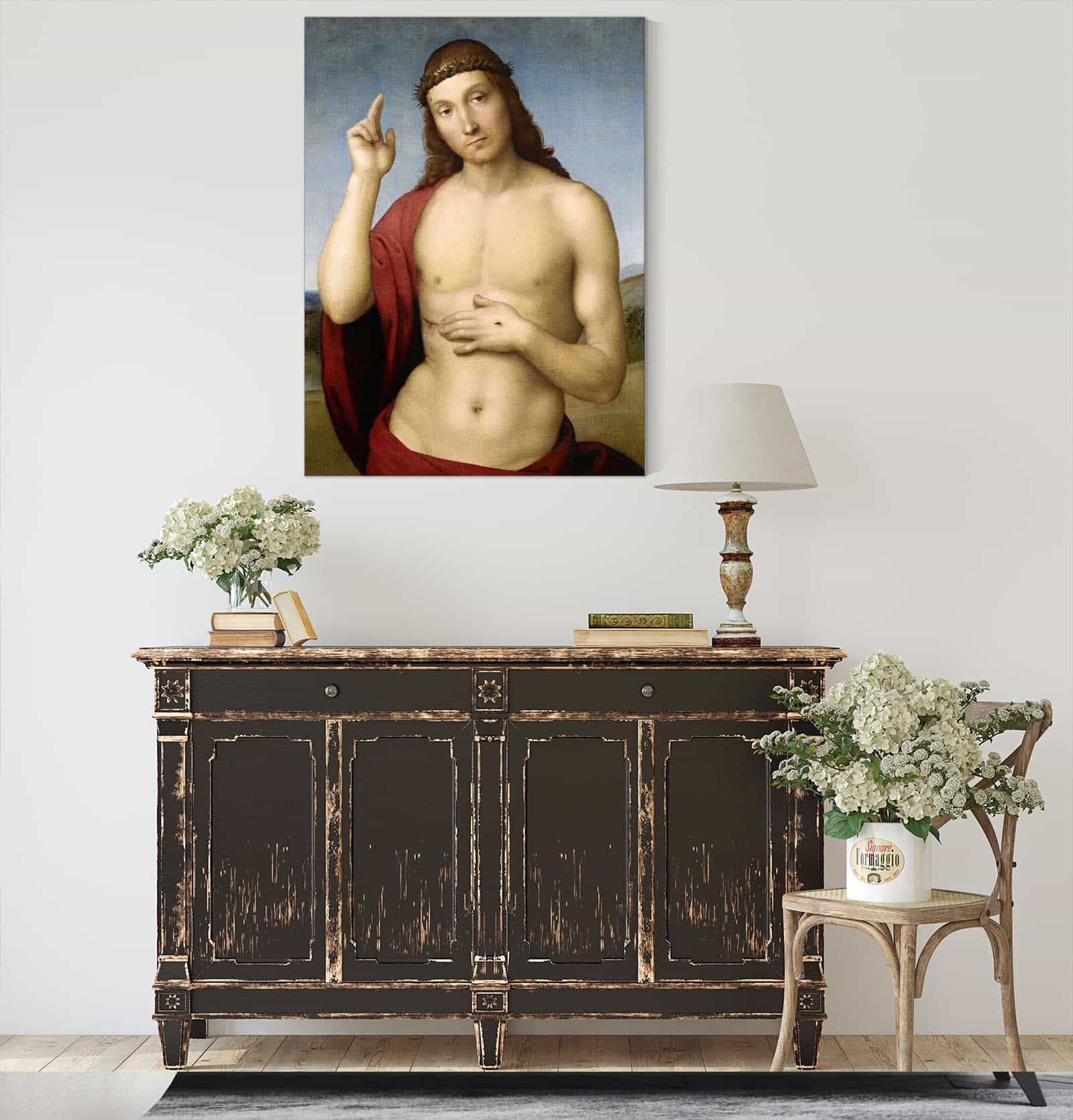 Christ Blessing Pax Vobiscum by Raphael - Image 4