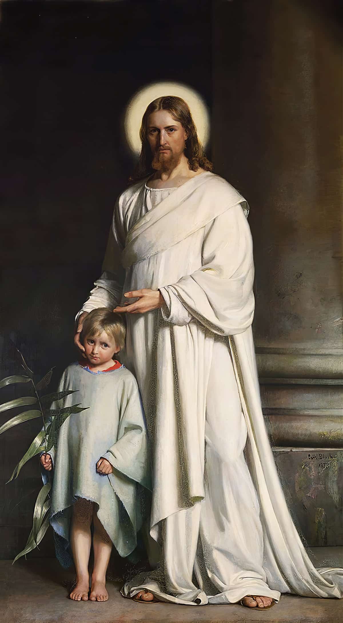 Christ Blessing The Little Child by Carl Bloch - Image 3