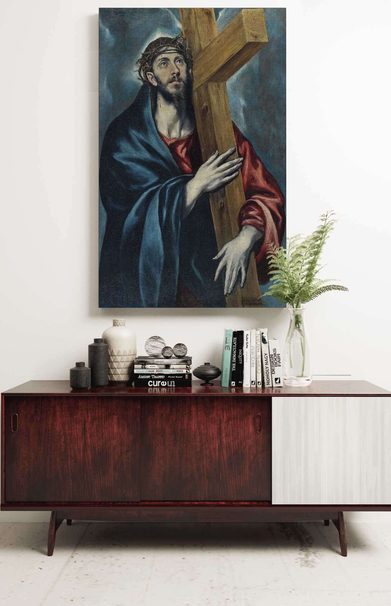 Christ Carrying The Cross From Until by El Greco - Image 2