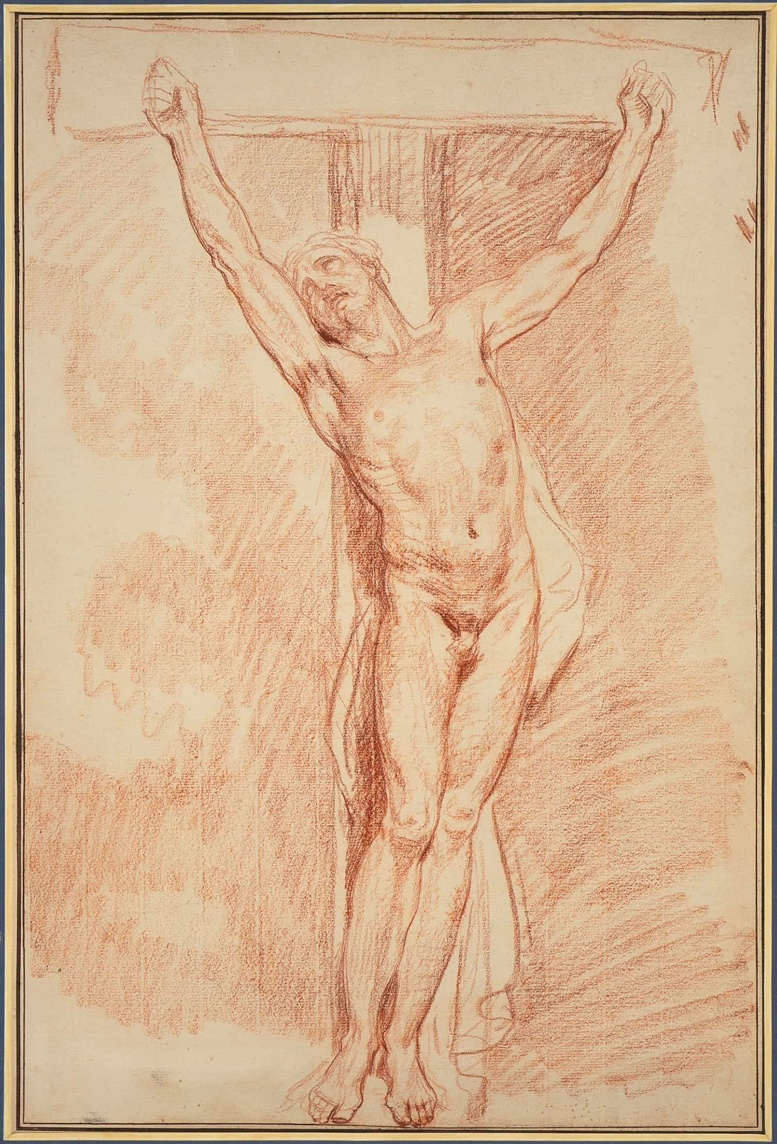 Christ Crucified by Jean Baptiste Greuze - Image 2