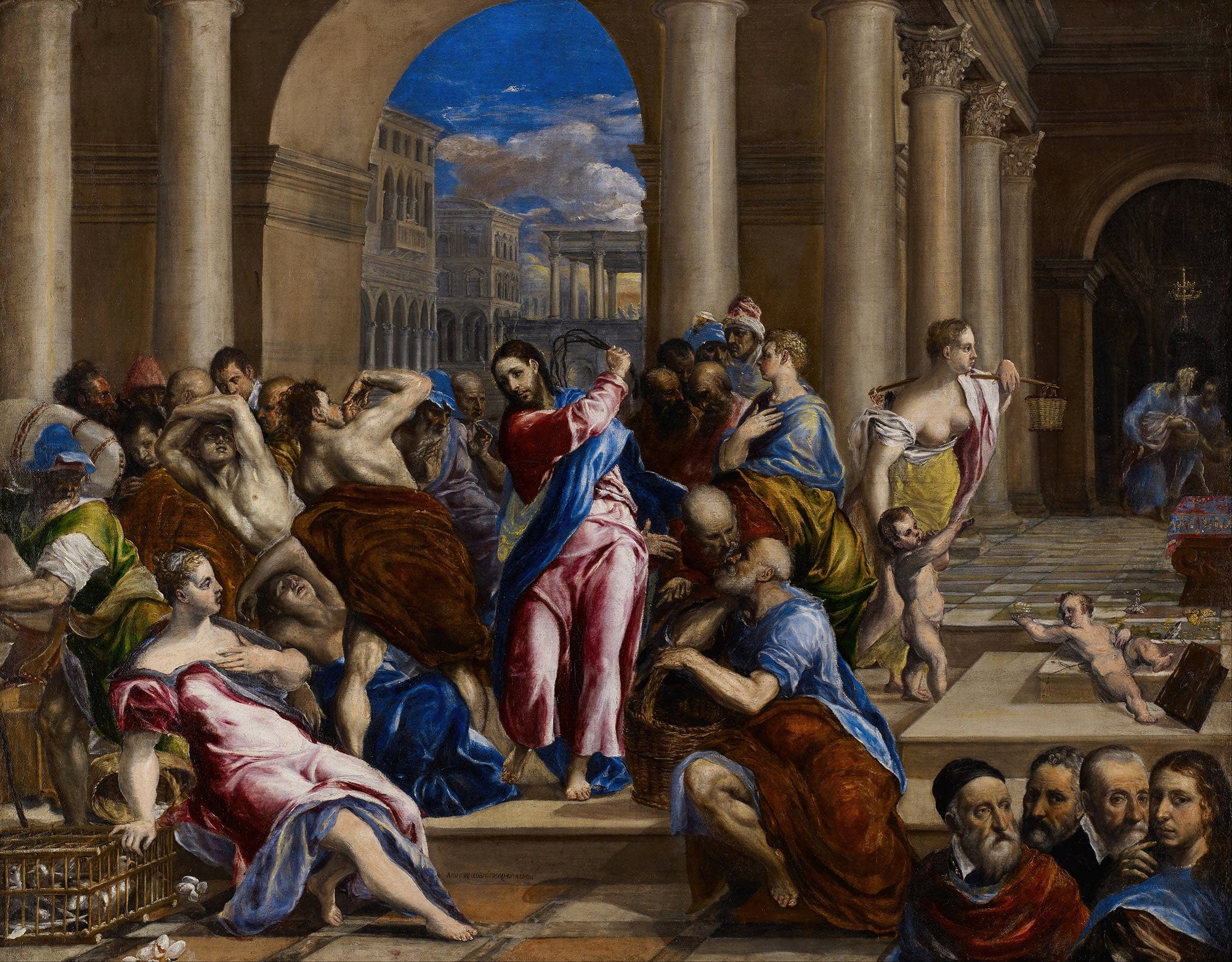 Christ Driving The Money Changers From The Temple by El Greco - Image 4