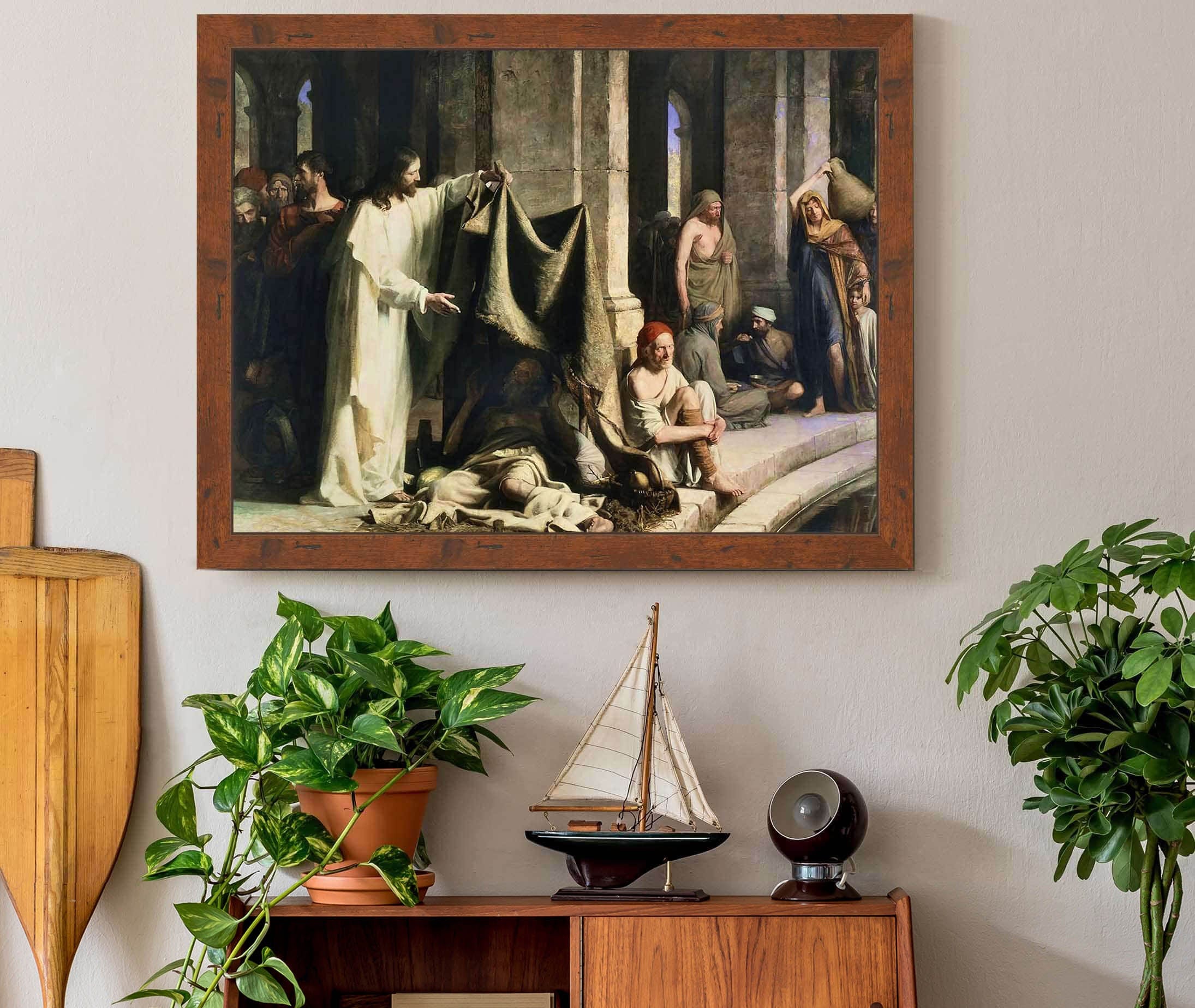 Christ Healing At The Pool Of Bethesda by Carl Bloch - Image 3