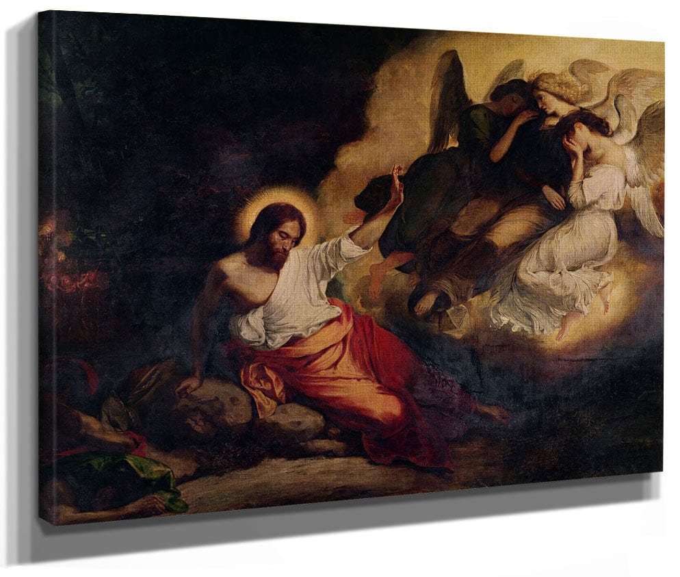 Christ In The Garden Of Olives By Ferdinand Victor Eugene Delacroix