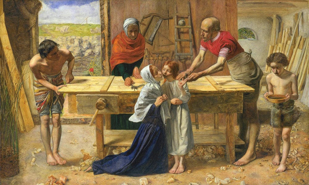 Christ In The House Of His Parents The Carpenters Shop 1849 1850 86 4X139 7Cm Tate Britain By John Everett Millais - Image 7