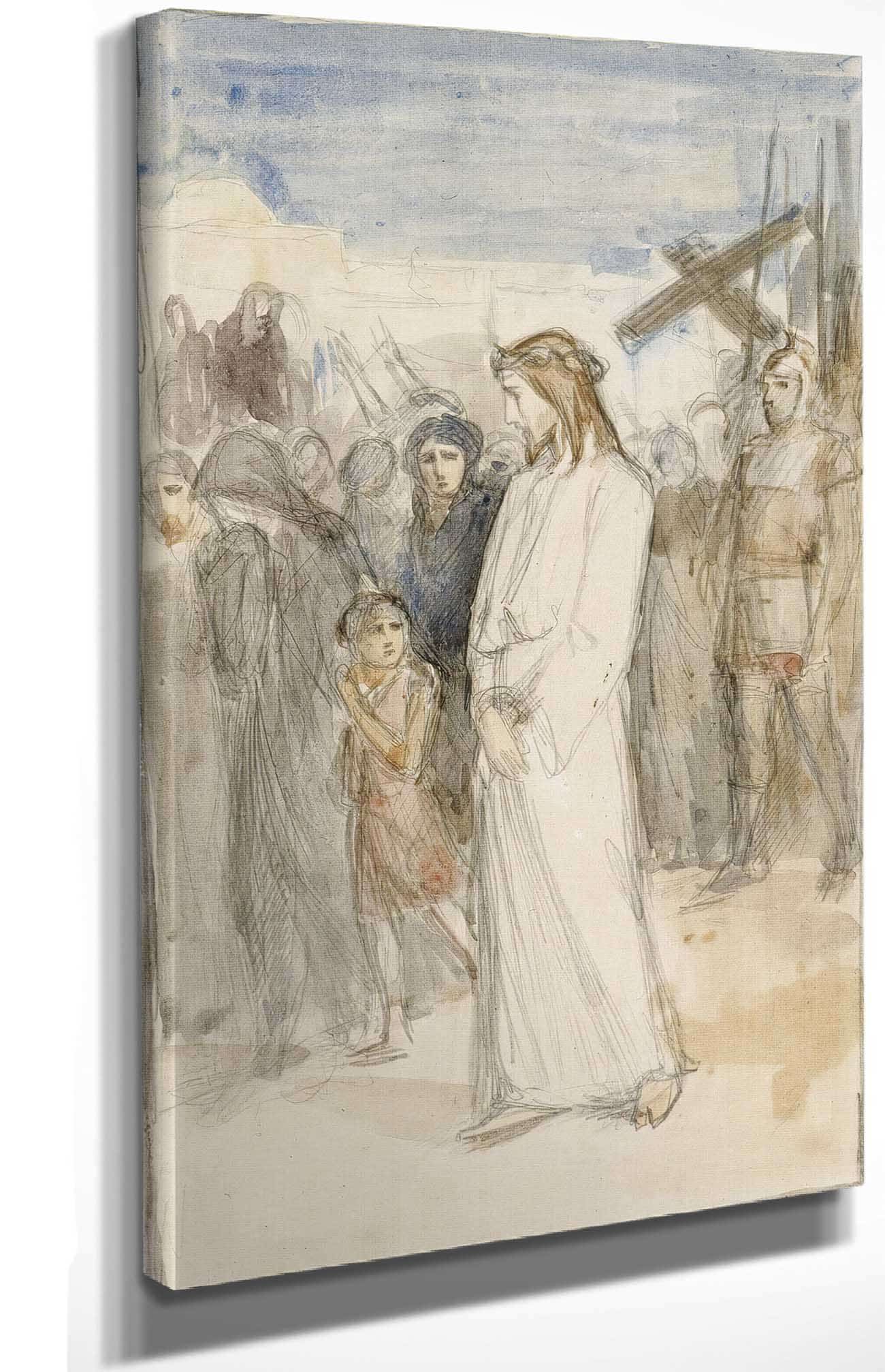 Christ Is Taken To Calvary by Albert Edelfelt - Image 4