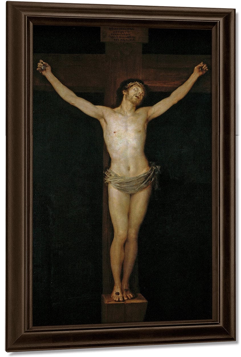 Christ On The Cross 1780 255X154Cm Museo Del Prado Madrid P00745 By Francisco De Goya - Image 5