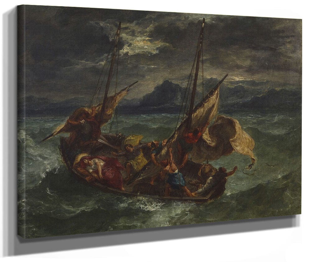 Christ On The Sea Of Galilee By Ferdinand Victor Eugene Delacroix