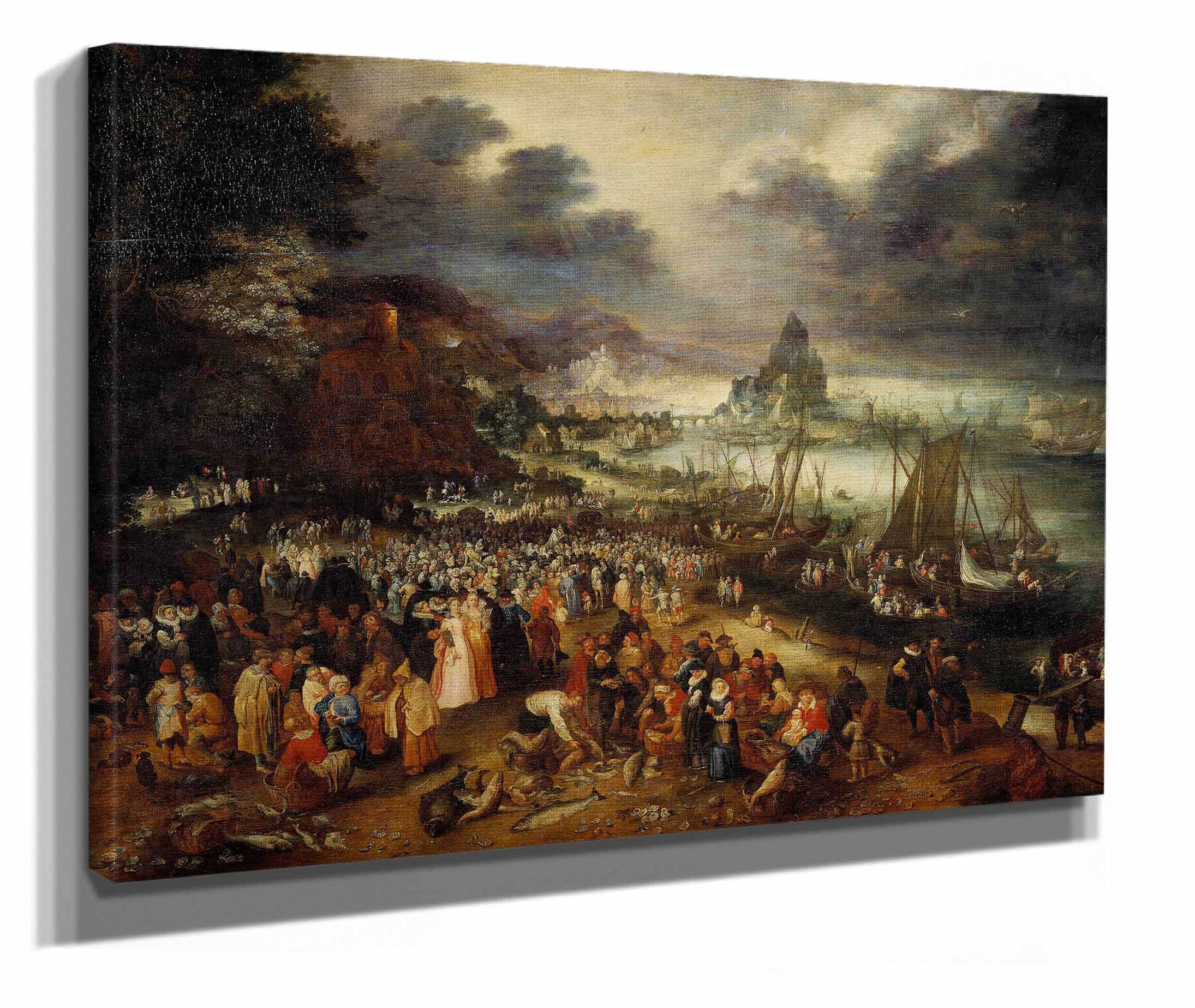 Christ Preaching From The Boat by Jan Brueghel The Elder - Image 2