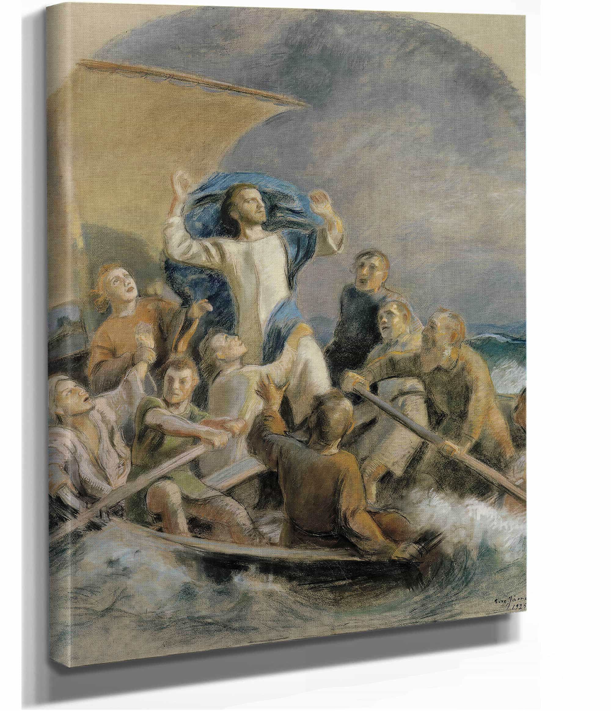 Christ Sets A Storm by Eero Jarnefelt - Image 2
