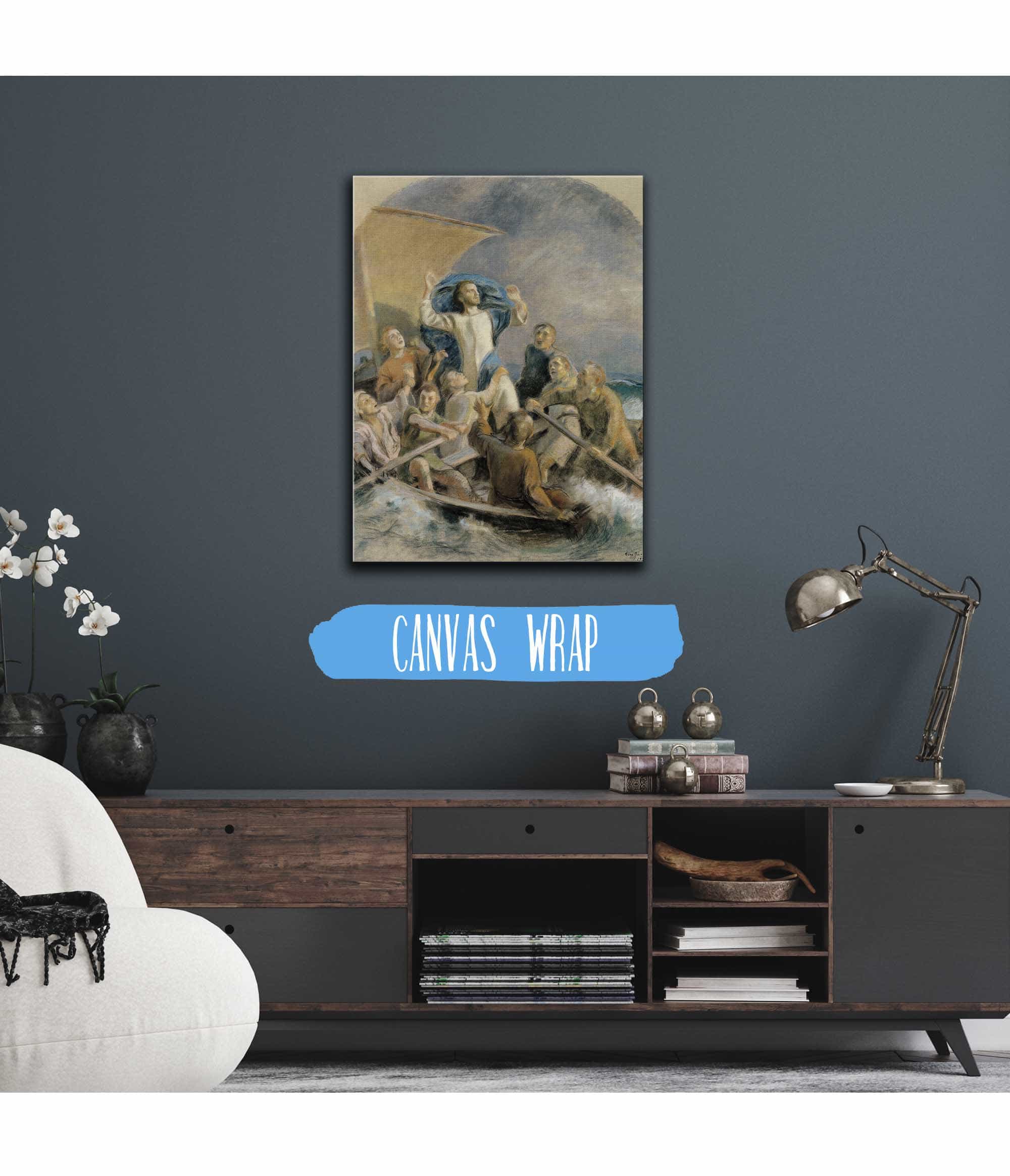 Christ Sets A Storm by Eero Jarnefelt - Image 3