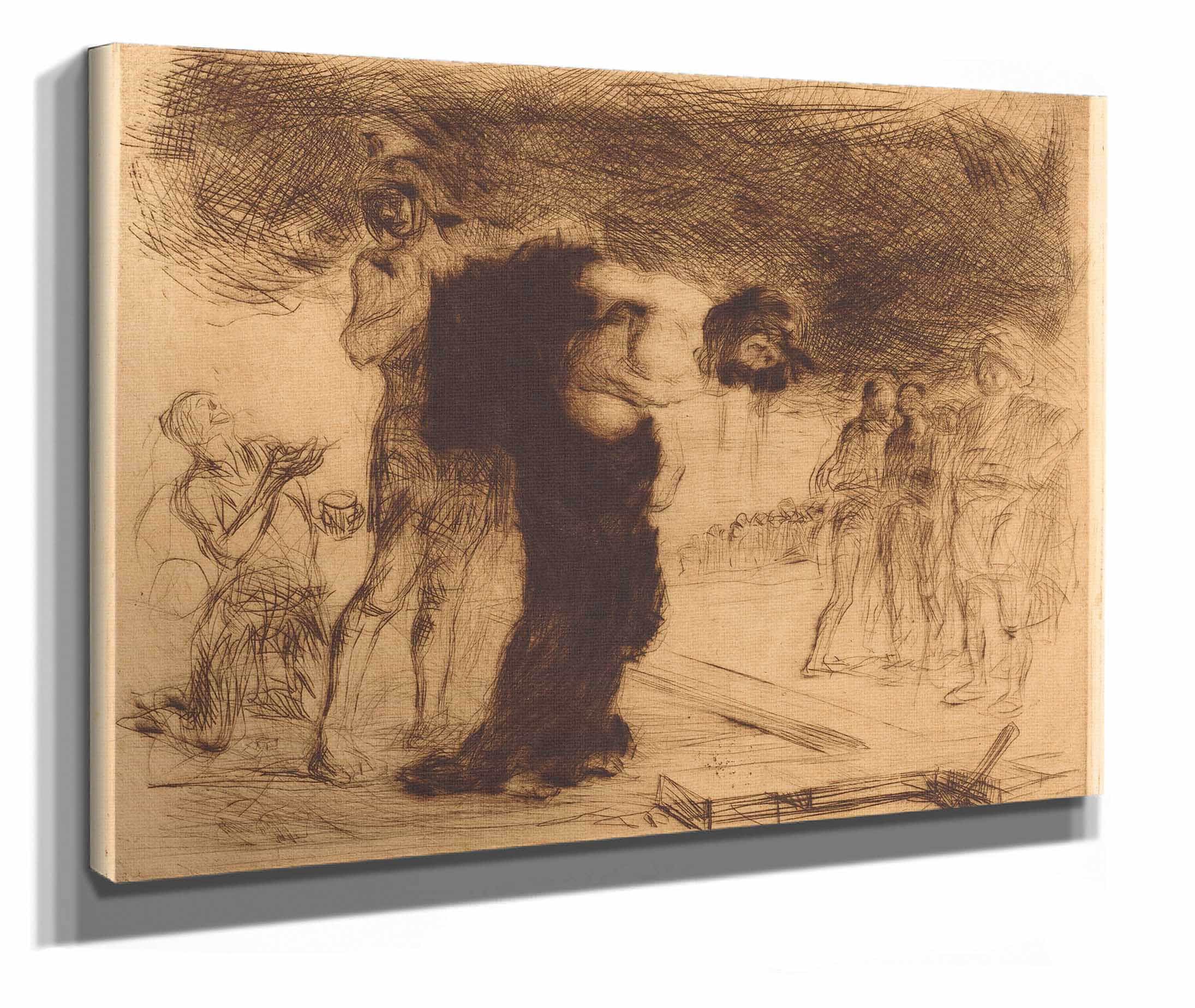 Christ Stripped Of His Clothes Ii by Jean Louis Forain - Image 2