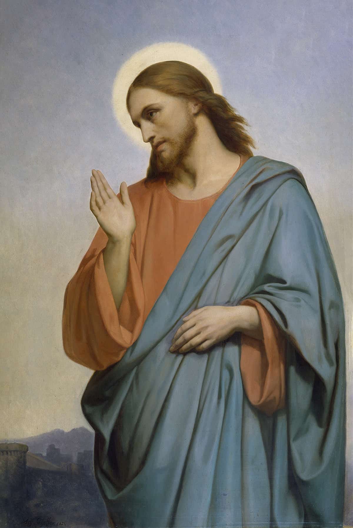 Christ Weeping Over Jerusalem by Ary Scheffer - Image 3
