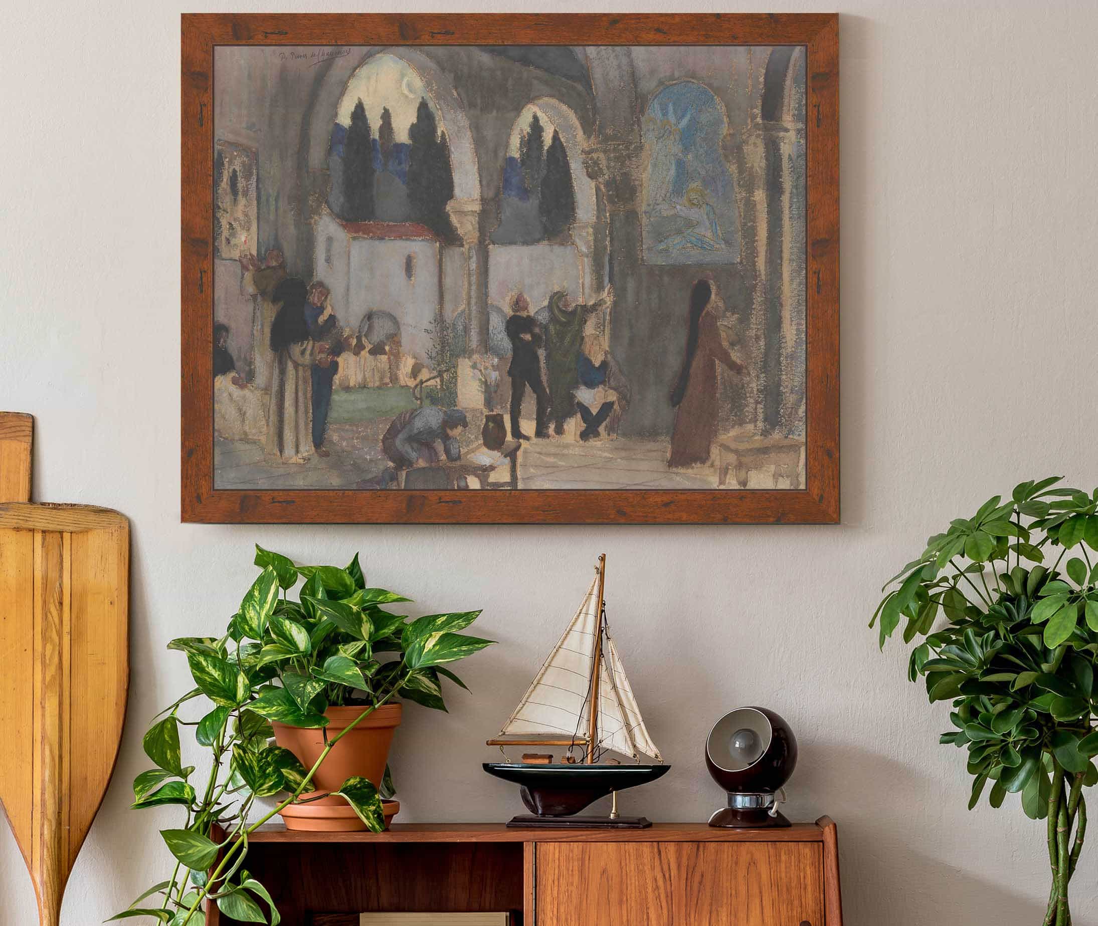Christian Inspiration by Pierre Puvis De Chavannes - Image 2