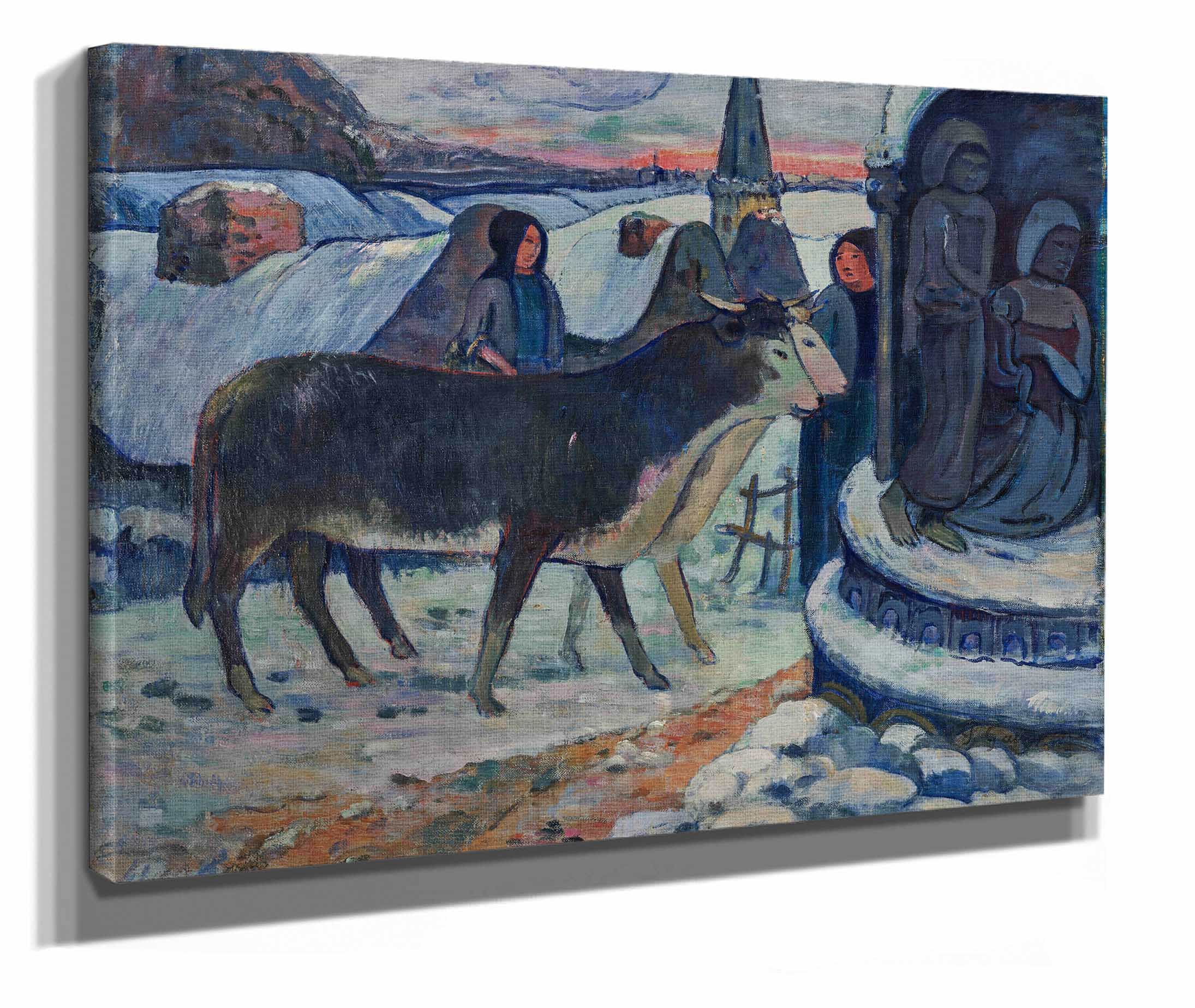 Christmas Night The Blessing Of The Oxen by Paul Gauguin - Image 2