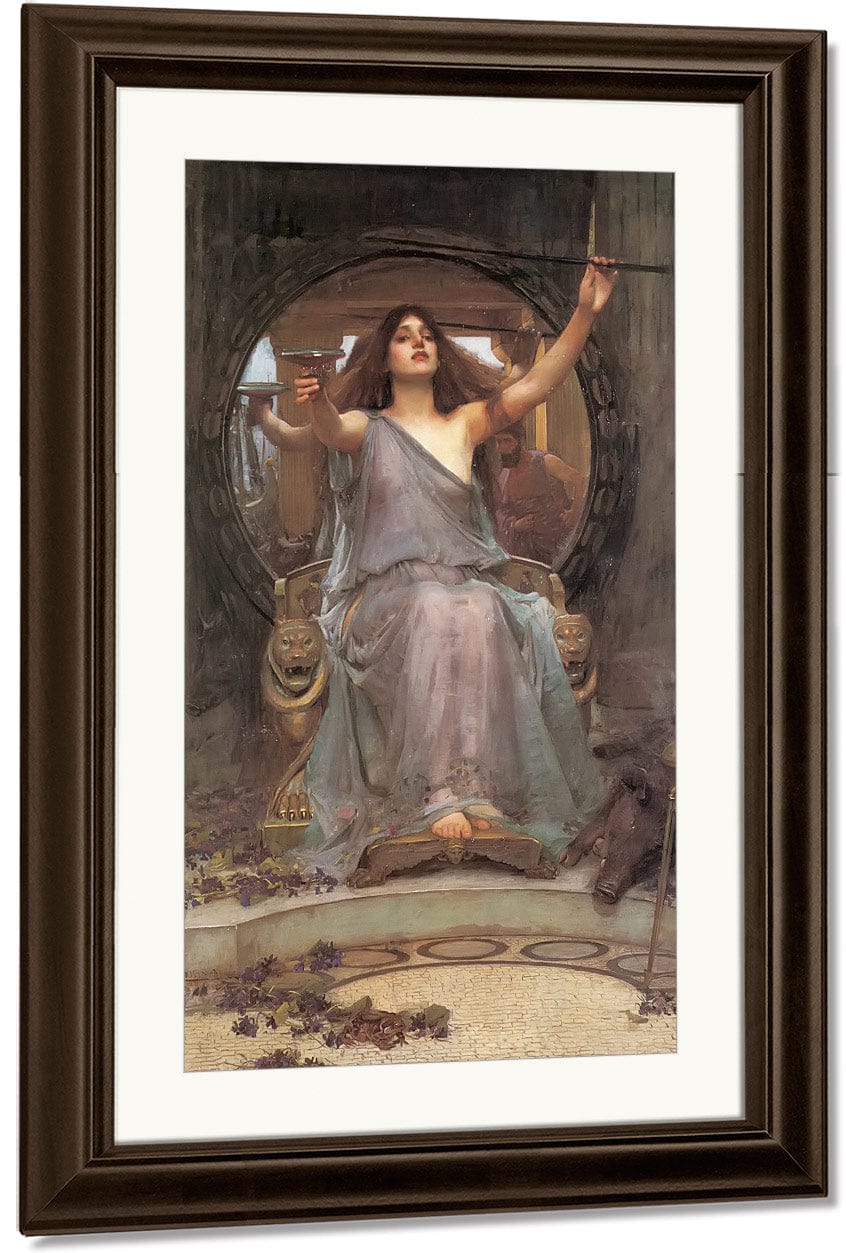 Circe Offering The Cup To Odysseus By John Waterhouse - Image 4