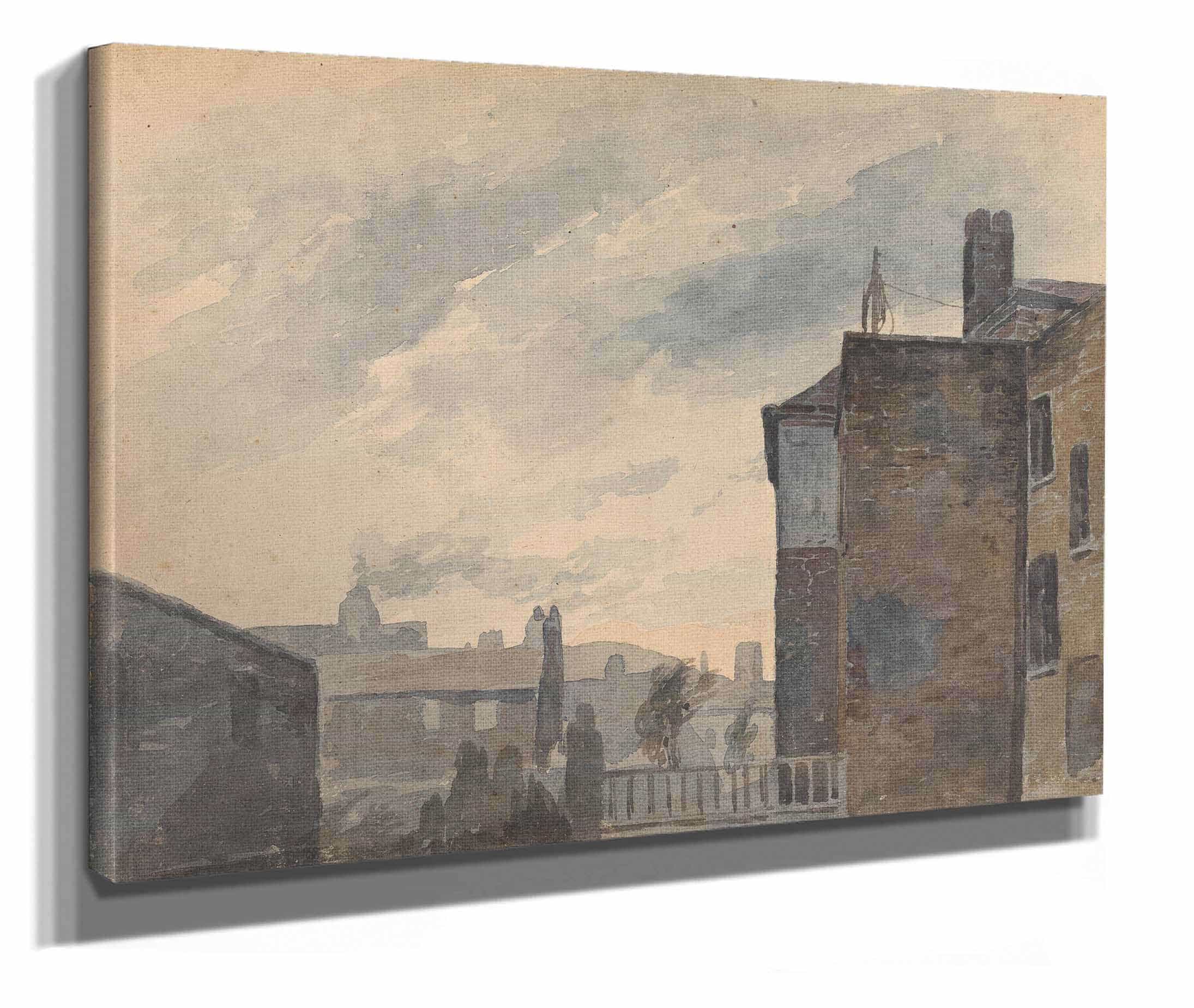 City Scene With Buildings by Thomas Sully - Image 2