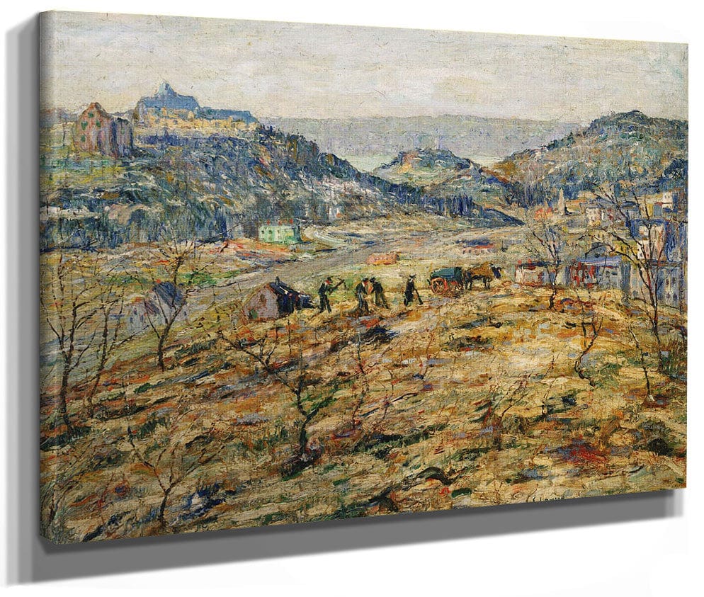 City Suburbs By Ernest Lawson