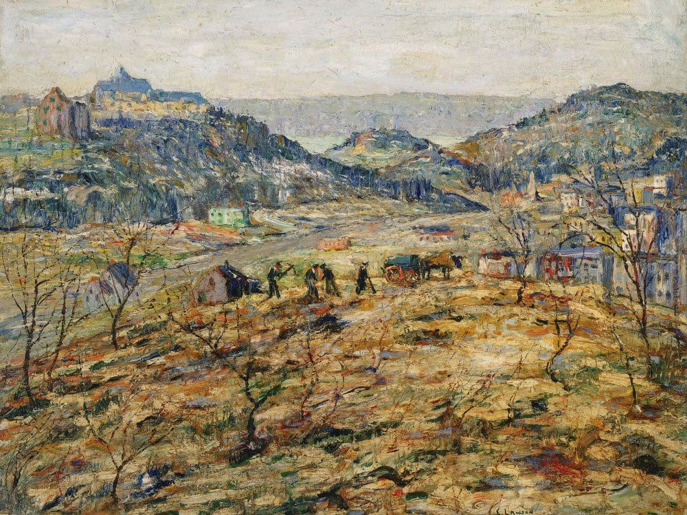 City Suburbs By Ernest Lawson - Image 7