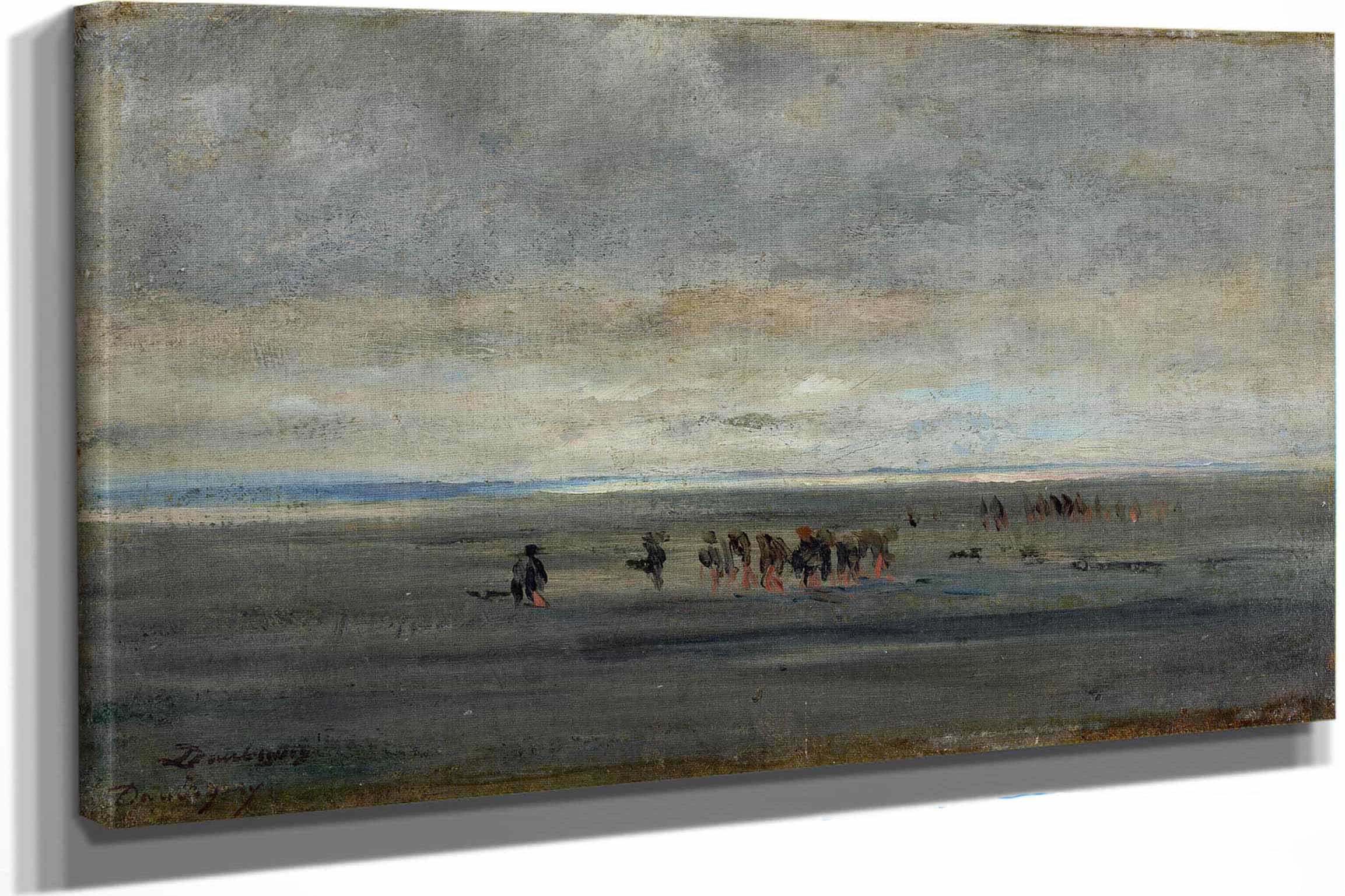 Clam Diggers by Charles Francois Daubigny