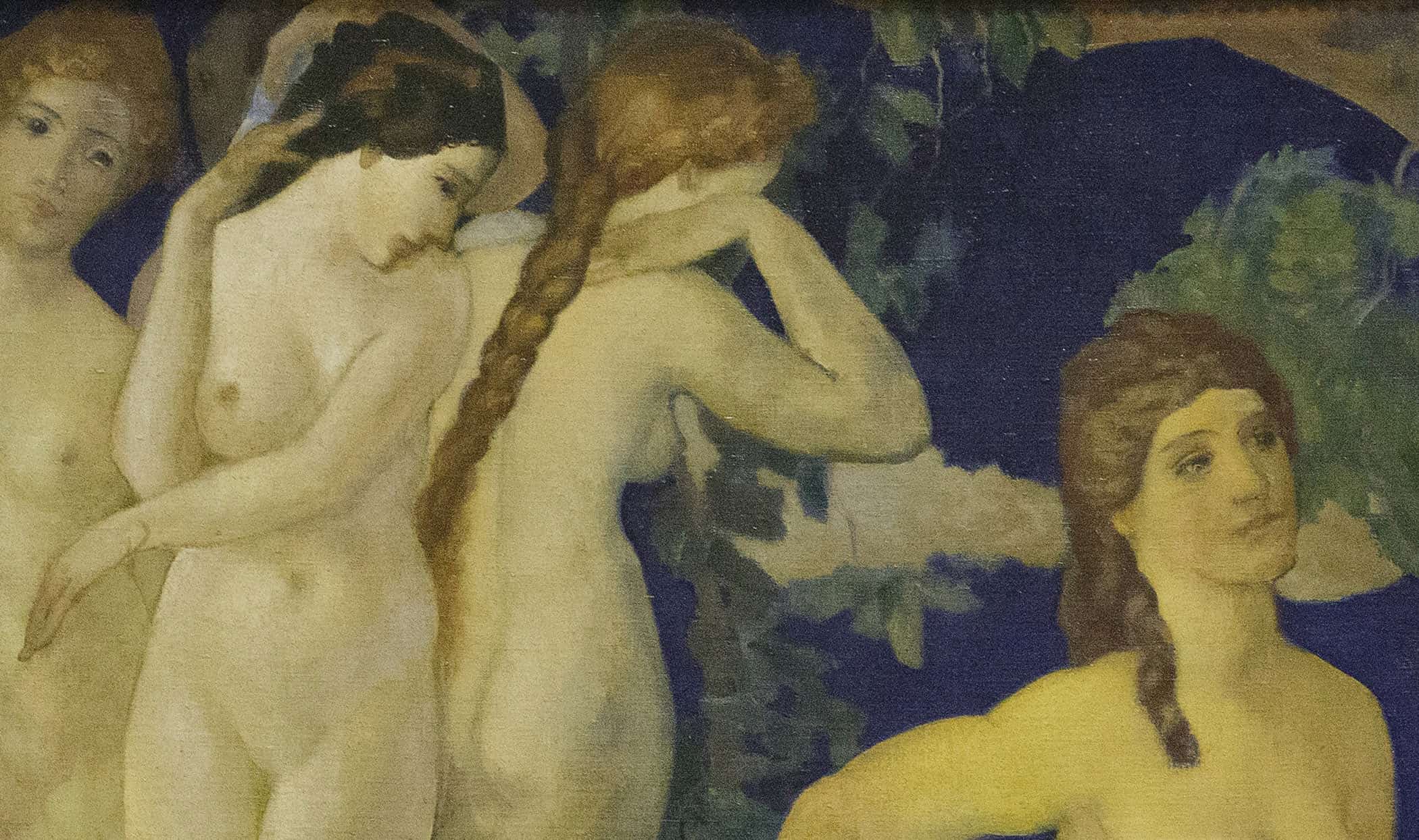 Clasp Of Gold by Arthur Bowen Davies - Image 2
