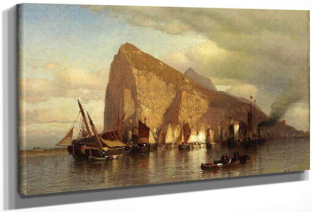 Clearing Storm At Gibraltar By Samuel Colman