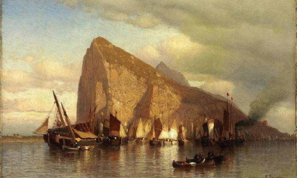 Clearing Storm At Gibraltar By Samuel Colman - Image 5