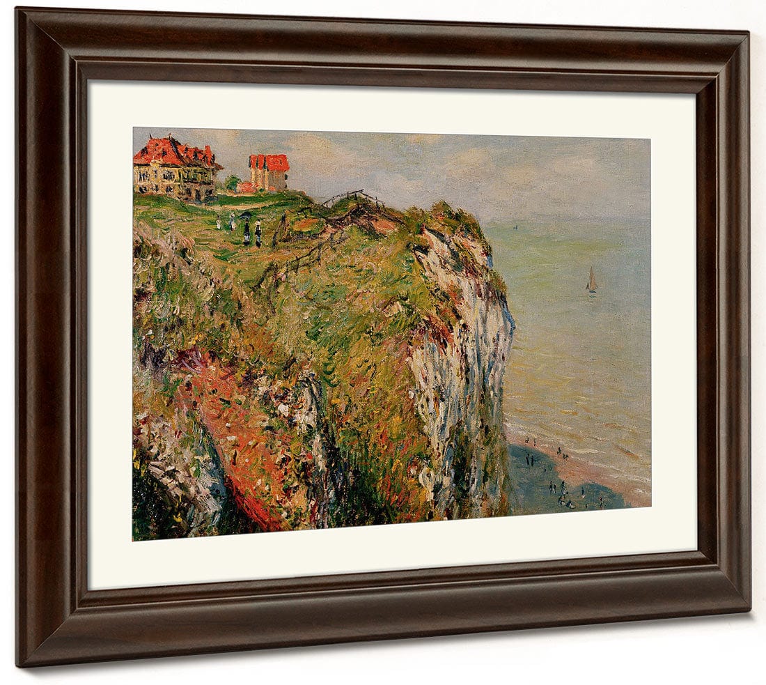 Cliff At Dieppe By Claude Monet - Image 5