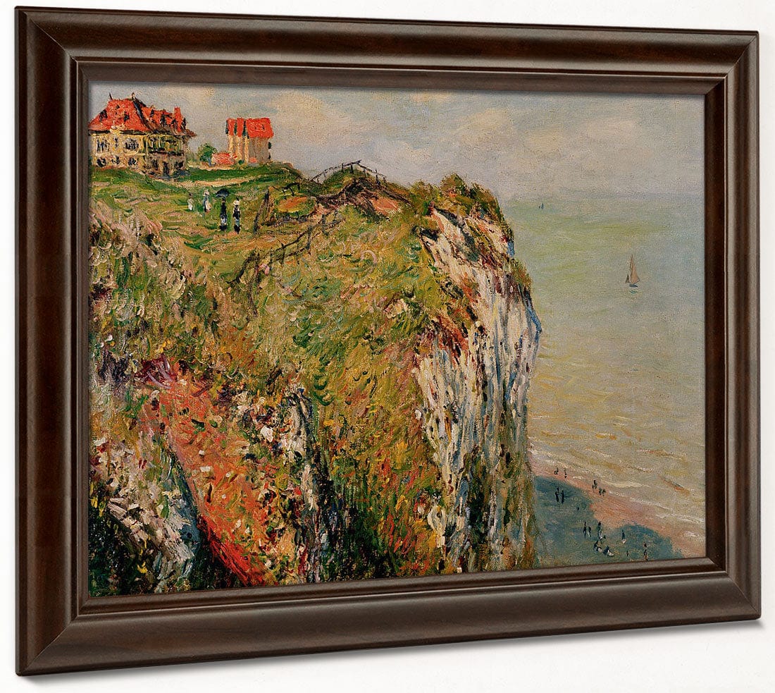 Cliff At Dieppe By Claude Monet - Image 6