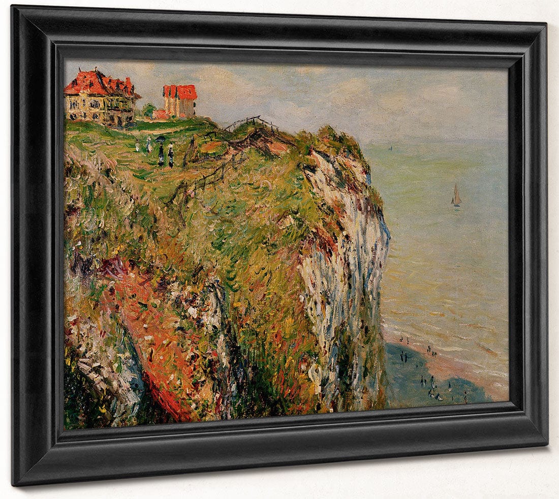 Cliff At Dieppe By Claude Monet - Image 8