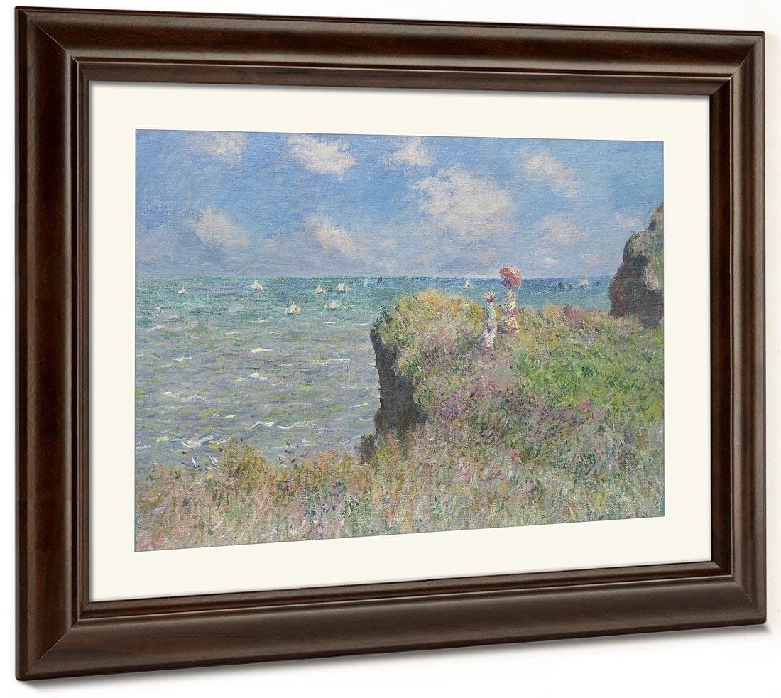 Cliff Walk At Pourville By Claude Monet - Image 5