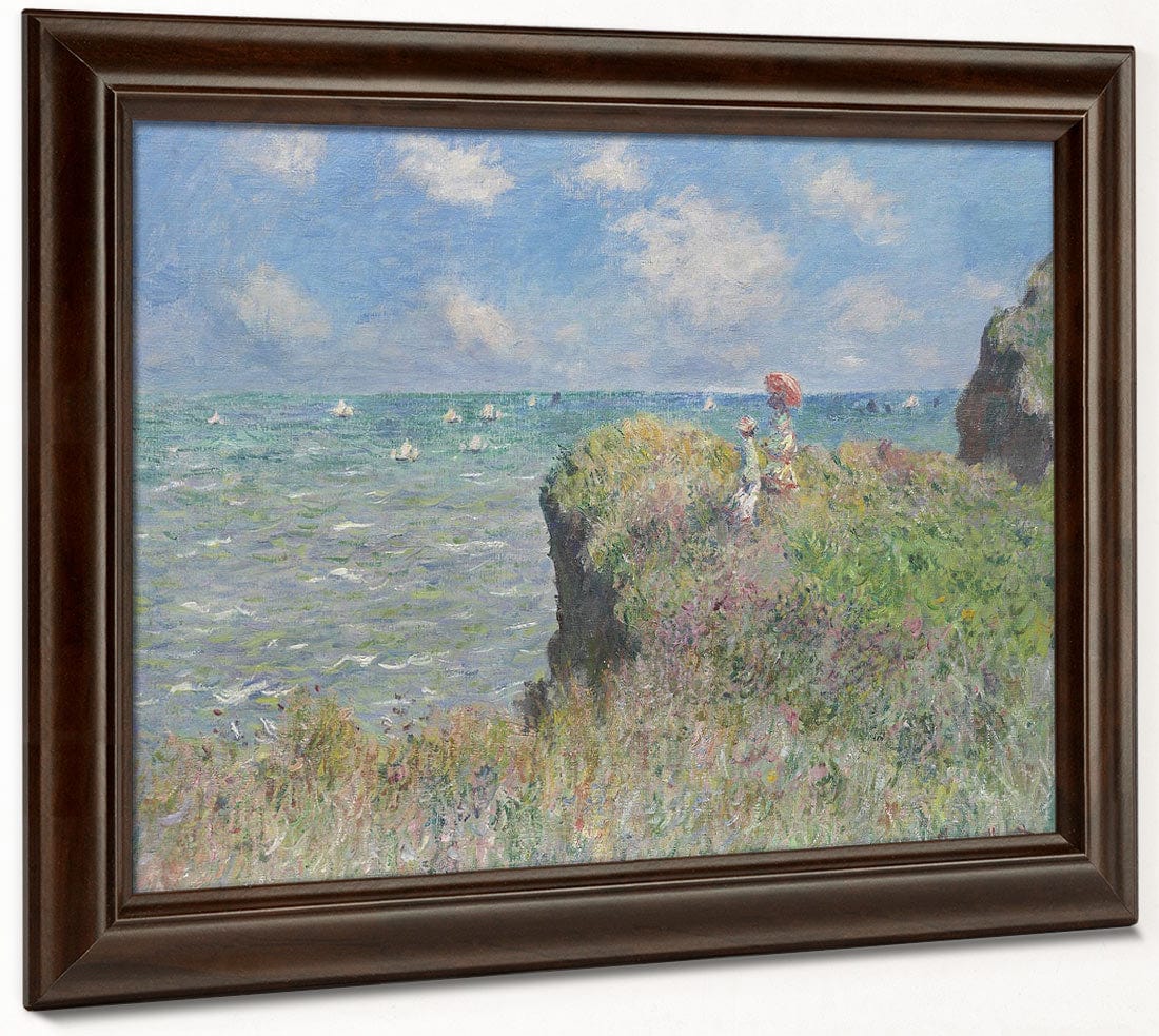 Cliff Walk At Pourville By Claude Monet - Image 6