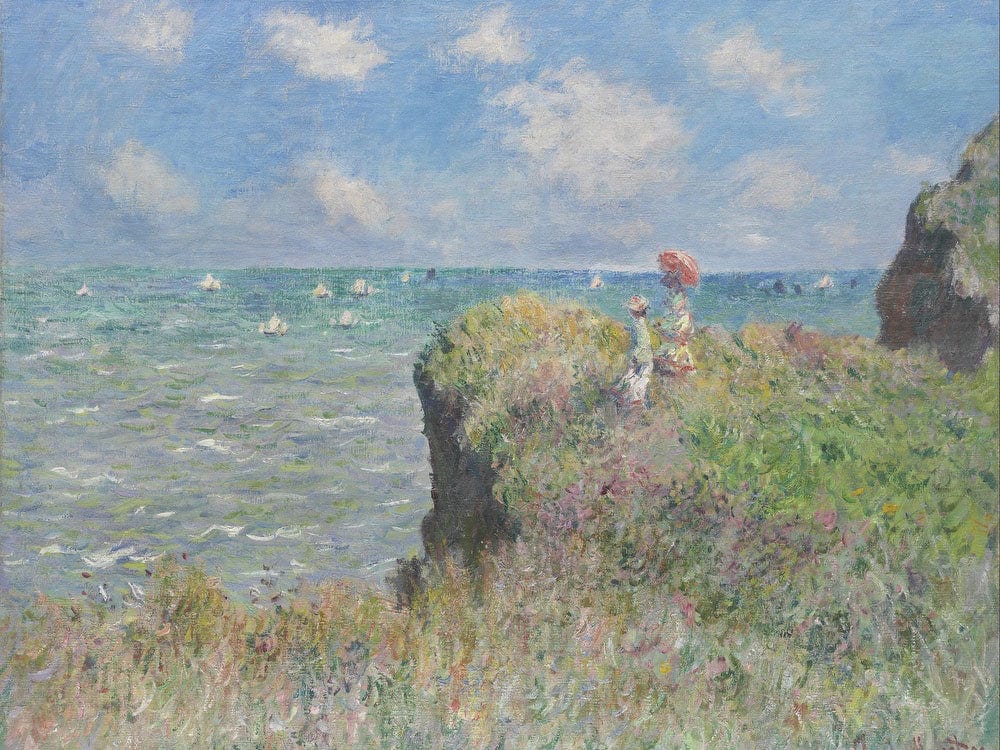 Cliff Walk At Pourville By Claude Monet - Image 7