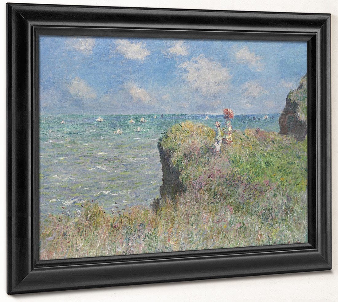 Cliff Walk At Pourville By Claude Monet - Image 8