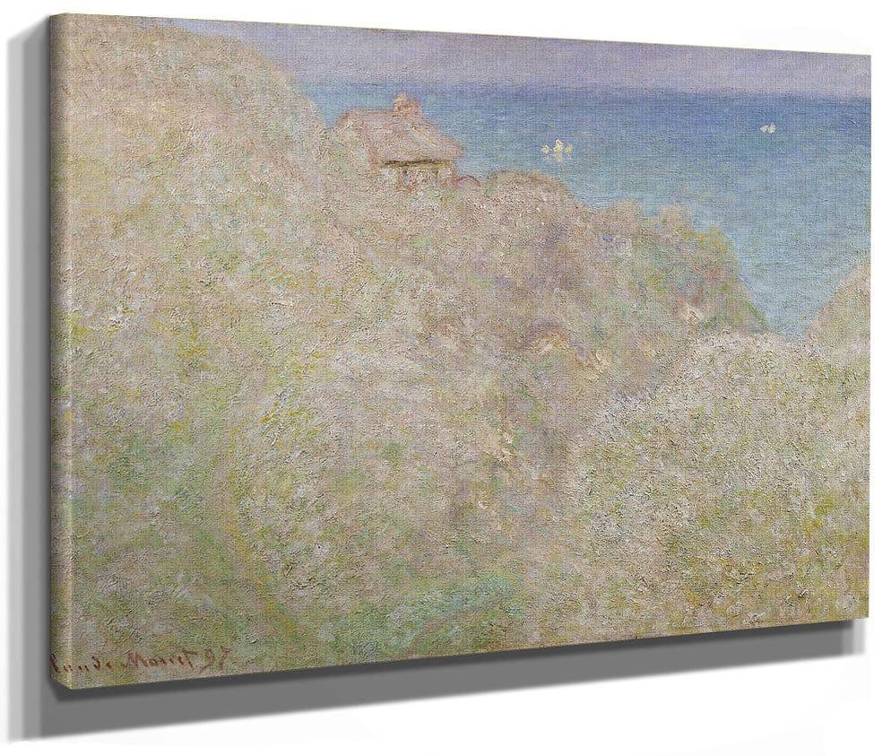 Cliffs At Varengeville By Claude Monet