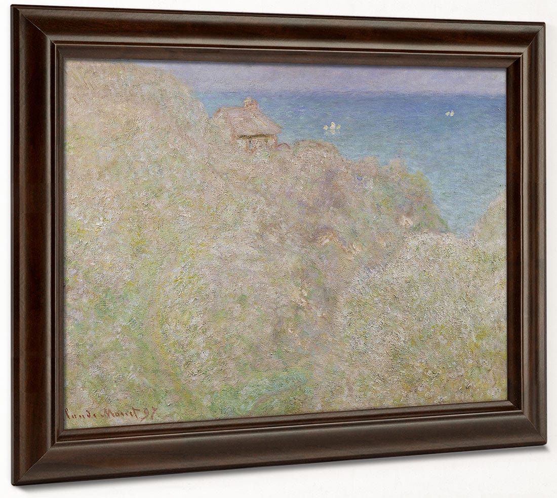Cliffs At Varengeville By Claude Monet - Image 6
