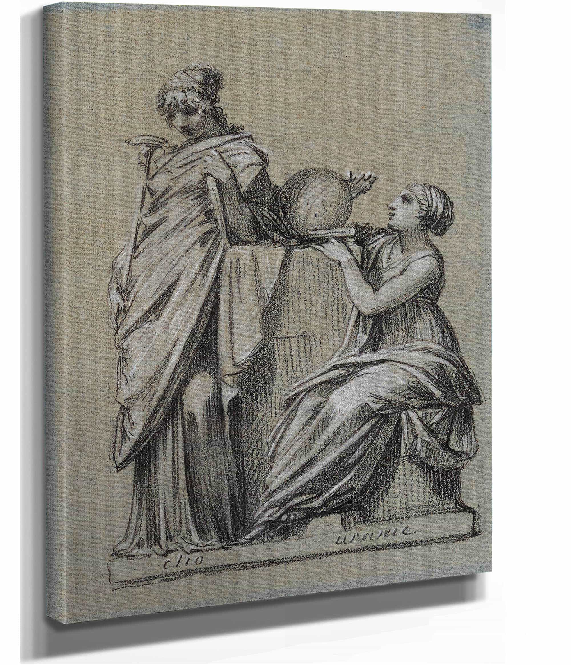 Clio Et Uranie by Pierre Paul Prudhon - Image 2