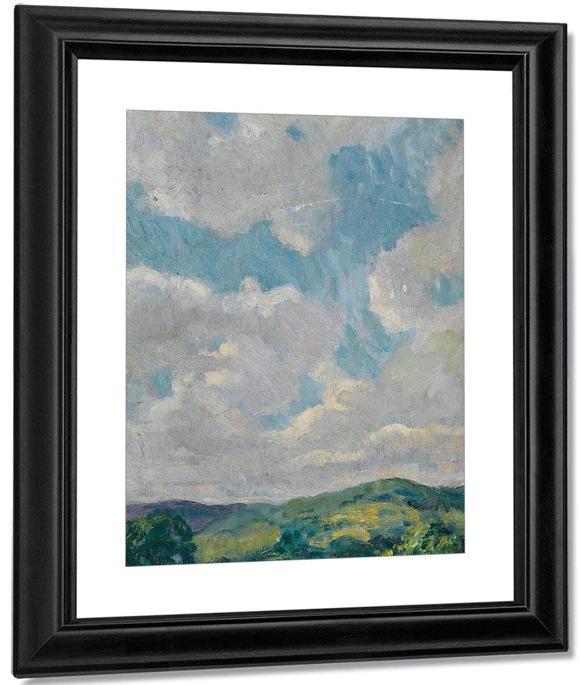 Cloud Study From The Connecticut Litchfield Hills Circa 1912 1919 By Francis Luis Mora - Image 3